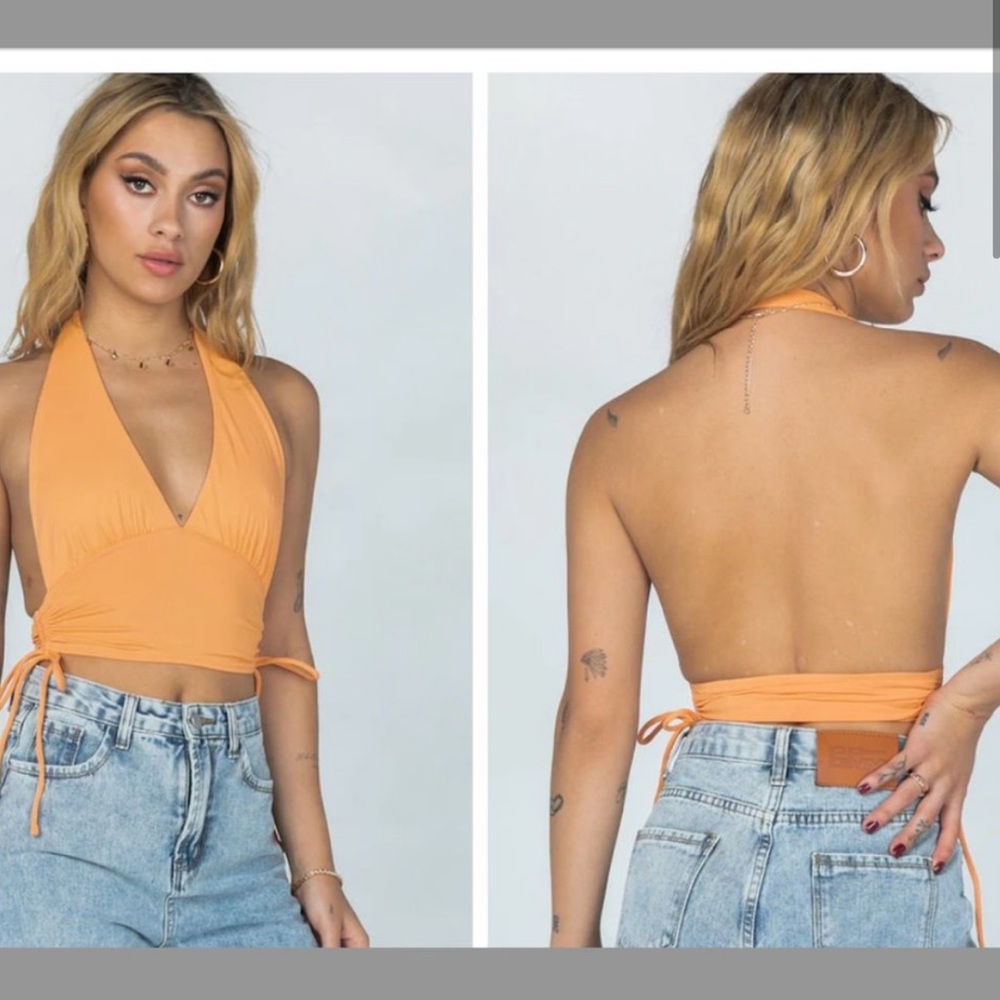 Princess Polly Penelope Halter Crop top